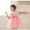 New Fashion baby Girl Dress Pink Party Children Dress For Summer