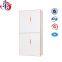 Modern double color design 4 door display cupboard steel file cabinets