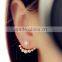 Exquisite pearls decorative earrings,gold girls gift earrings stuff wholesale