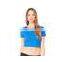 Bella+Canvas Women's Poly-Cotton Crop Tee - 52% combed and ring-spun cotton 48% polyester and comes with your logo