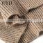 winter autumn women loose turtleneck Batwing sleeve cashmere dress sweater