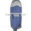 ISO9001/BSCI Manufature blue v-neck striped design wool sweater