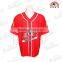 100% Polyester Blank Custom Baseball Jersey