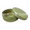 R1839H Gold Small round spice tin box for sale