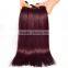 Peruvian Virgin Hair 4 Bundles Deals 99J Wine Red Straight Hair 100% Human Hair Weft Weaves Pure Color