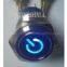 Power Symbol Metal Push Button Switch,off-(on),reset Push Button Switch,metal Button Switch