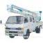 Two arms aerial work truck