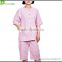 Ladies cotton Nightwear Pajama Set 100% Cotton Satin short Sleeve round Collar style Sleepwear PajamaGVXF0013