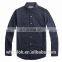 Elegant men's casual long sleeves all over printing shirt slim flannel checked shirt for men