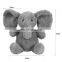 Stuffed elephant shaped plush baby animal sleep pillows
