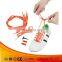 Semicircle custom sports shoe laces manufacturing