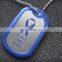 custom cheap dog tag metal and silicone pet tags