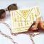 Gold foil temporary tattoo body tattoo sticker