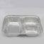 Disposable 3 compartment Takeaway Aluminum Foil Food Storage Container