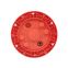 Most popular Red emitting color and base  self contained 350light characters solar marine light for ship/ferry/vessel
