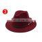 12colors Cheap Wholesale Braid Shape Leather Decor Cotton Felt Fedora Hat Jazz Hat