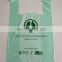 Eco Friendly 100% Biodegradable  compostable t-shirt bags in roll for supermarket