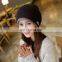 Low Moq Cost-effective Gray Fashion Pregnant Woman Autumn Neckerchief Wool Winter Knitted Hat Scarf Set