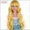 Curly Blond Synthetic Cosplay Wigs for Women