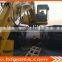 Amphibious excavator with Side pontoons+spuds suitable for 5m water max 13m arm