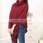 2016 ladies turtle neck women new model acrylic poncho