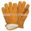 Hot sell heavy duty cow split construction work leather gloves for hand protective