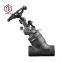 Tyco China Factory SW A105 Forged Steel Y Type Manual Globe Valve