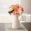 Decorative Use Ideal for Dried Floral 10 Inches Perfect Hosley Cream Ceramic Pitcher Flower Vase for Flowers centerpieces