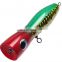 Amazon 15cm 65g Topwater Long Throw Laser Coating  Wooden Poppers Fishing Lures