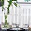 cylinder glass vases tube wedding centerpiece clear