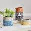 Custom Made Indoor Mini Balcony Hanging Home Garden Decoration Cement Flower Pot