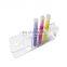 wall mount Dry Eraser display 4 Slot acrylic erase Marker Holder Rack