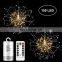 2019 Firework LED String Light 8 Modes Dimmable Fairy Lights with Remote Control Battery Operated Hanging Starburst Lights