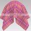 Hot Sale BCI Cotton Yarn Dyed Seersucker Mauve Chek Fabric for Blouses