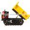 Agriculture machinery mini crawler tracks 3 ton tracked dumper