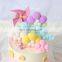 Wholesale Cloud Shape Cake Topper Large Size Happy Birthday Party Decor Festival Kids Boy Girl Colorful Clouds Cake Topper