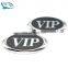 Plastic Customized ABS Chrome Body Decoration Car Badge Emblem Sticker