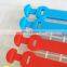 colorful long version tennis racket damper shock absorber with embossed logo printing