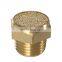 Pneumatic Fitting Brass Flat Head Silencer /Muffler