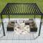 motorized waterproof aluminum pergola gazebo louvers bioclimatica 3x6m shade roof outdoor