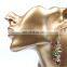 Wholesale Four Colors Options Resin Jewelry Display Bust Earring Pendant Rack Necklace Jewelry Display Stand Holder
