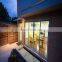 collapsible door Customized glass sliding doors for balcony with high-quality plastic frame