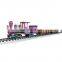 Big track tourist train for scenic train on rail for sale