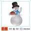 2014 hot sale outdoor gaint inflatable Christmas snow man