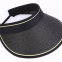 Wholesale Fashion  Straw Visor Hat Foldable UPF50+ UV Protection Wide Brim Beach Sun Visor Hat