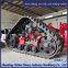 Rubber track semi chain track anti slip and anti sinking