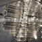 Large Modern Luxury Glass Round Crystal Vittoria Chandelier Hanging Hotel Lobby Living Room Villa Home Decorative Lighting