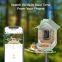 Ringsee solar-powered bird feeder smart wifi outdoor bird feeder 3MP bird feeder with camera