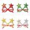 Christmas Glasses Glitter Holiday Party Frames as Costume Eyeglasses for Christmas Events