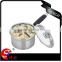 capsule bottom stock pot with glass lid/ milk boiling pot/ saucepan
